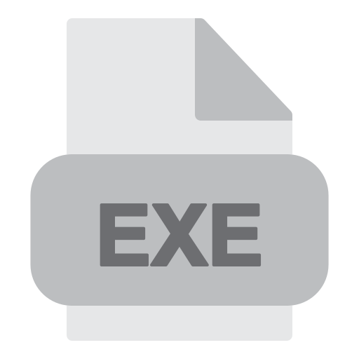 exe 파일 Generic color fill icon