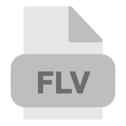 file flv Generic color fill icona