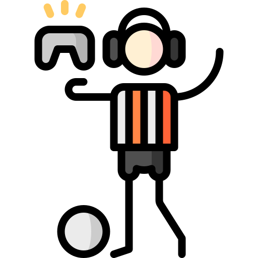 e sport Puppet Characters Lineal Color icon