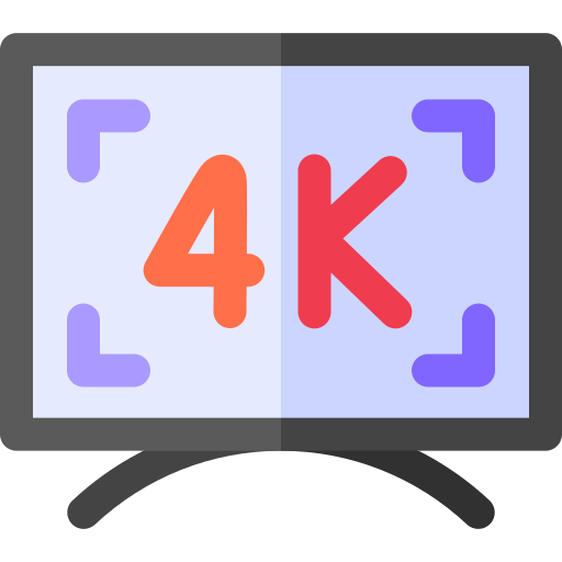 4k Basic Rounded Flat icon