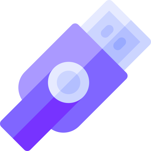 unidad flash Basic Rounded Flat icono
