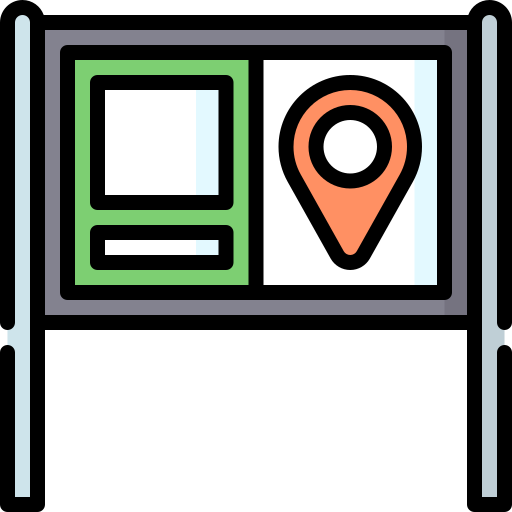 市内地図 Special Lineal color icon