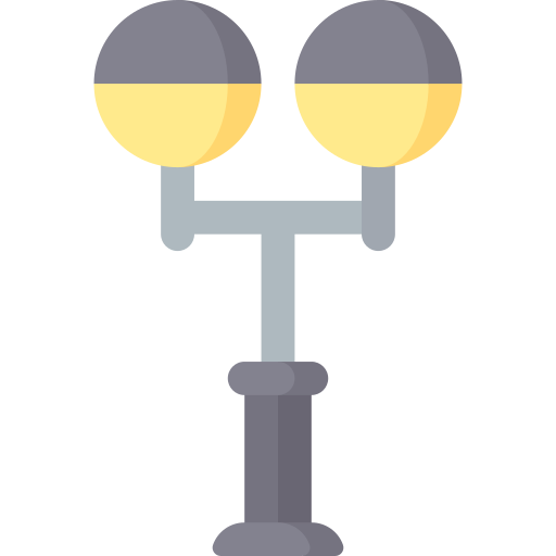 Lamppost Special Flat icon