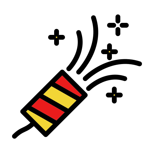 coriandoli Generic color lineal-color icona