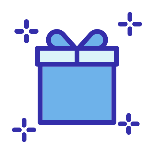 Gift Generic color lineal-color icon