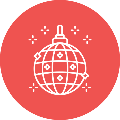 disco ball Generic color fill icon