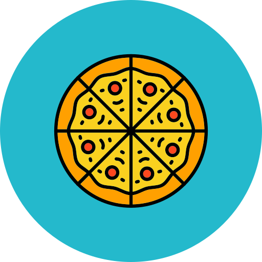 pizza Generic color lineal-color icono