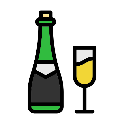 champanhe Generic color lineal-color Ícone