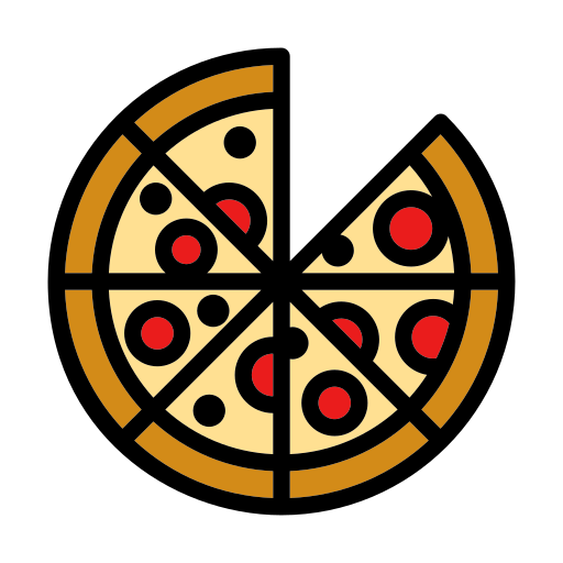 pizza Generic color lineal-color icono