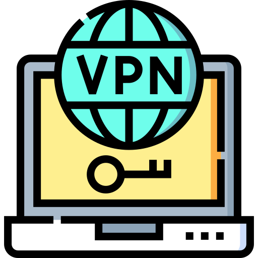 vpn Detailed Straight Lineal color icon