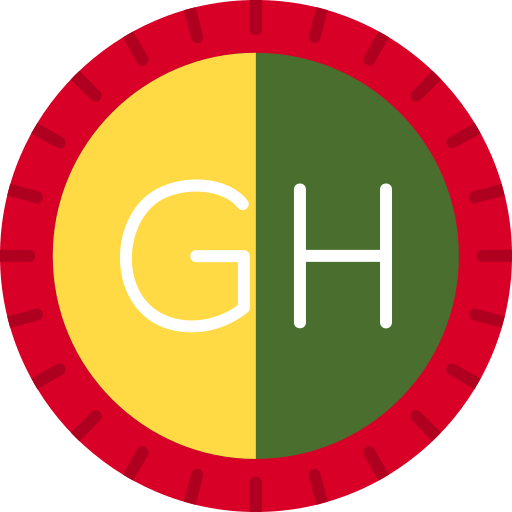 ghana Generic color fill ikona