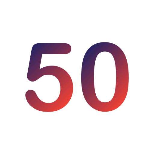 50 Generic gradient outline icon