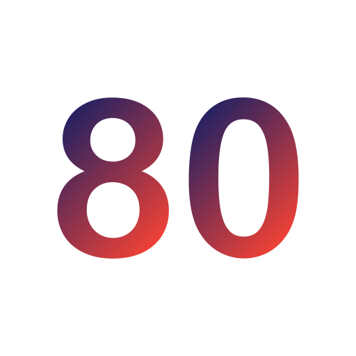 80 Generic gradient outline icono