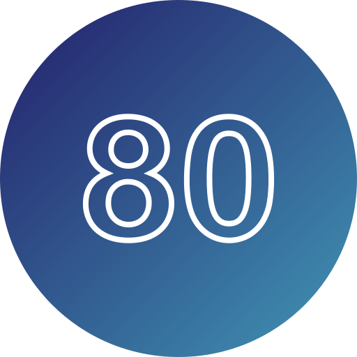 80 Generic gradient fill icono