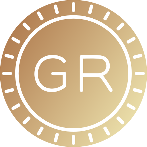 griekenland Generic gradient fill icoon