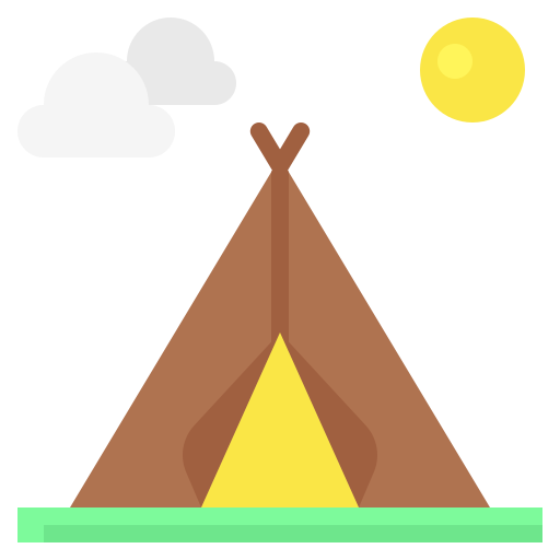 campeggio Generic color fill icona