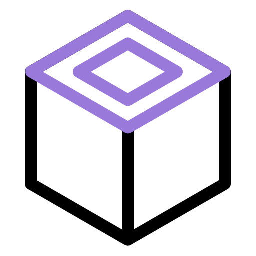 cube Generic color outline Icône