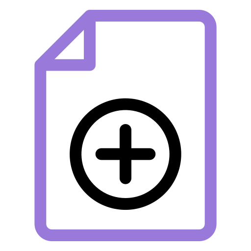 fichier Generic color outline Icône