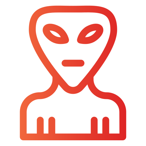 extraterrestre Generic gradient outline icono