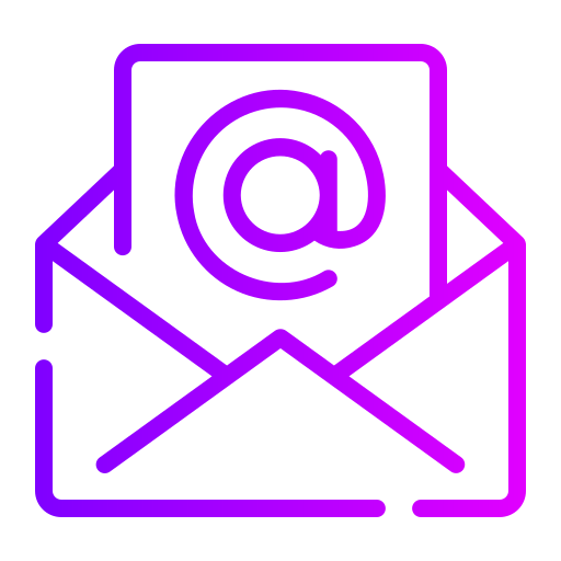 e-mail Generic gradient outline icona
