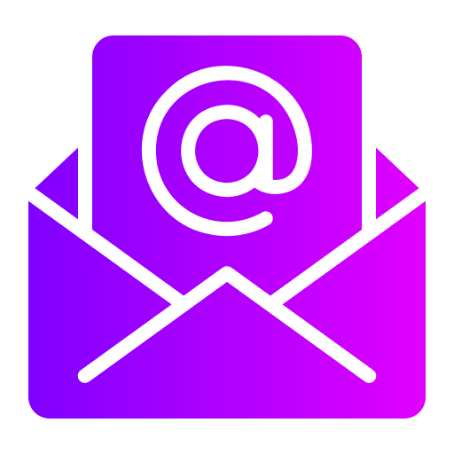 e-mail Generic gradient fill Icône