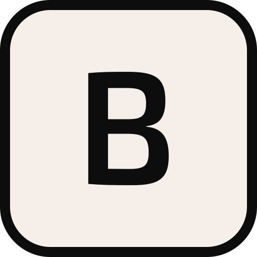 letra b Generic color lineal-color Ícone