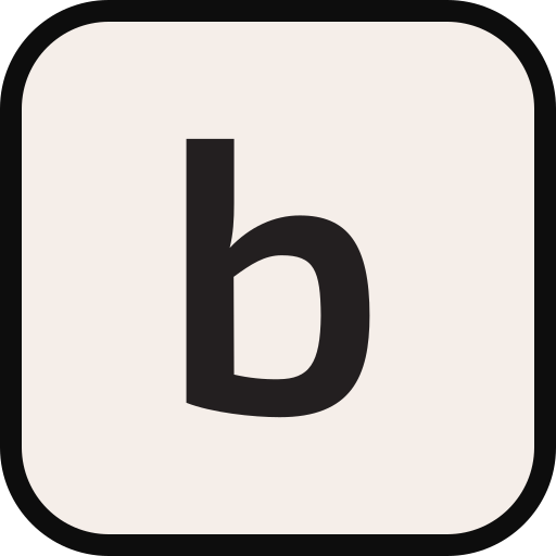 la lettre b Generic color lineal-color Icône