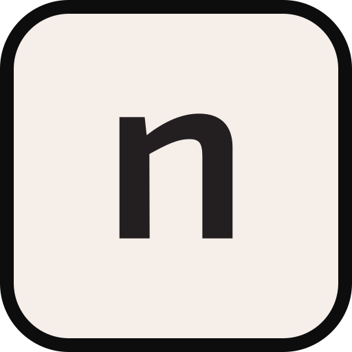 letra n Generic color lineal-color icono