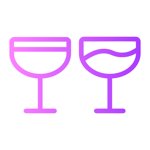 Champagne glass Generic gradient outline icon