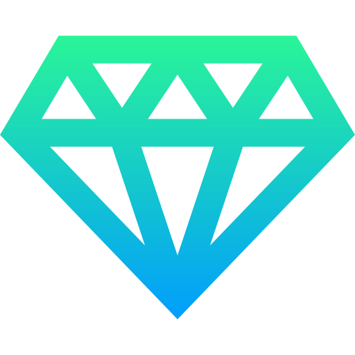 ダイヤモンド Super Basic Straight Gradient icon