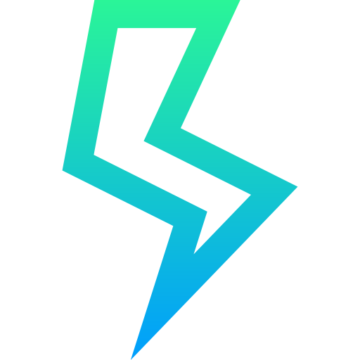 Thunder Super Basic Straight Gradient icon