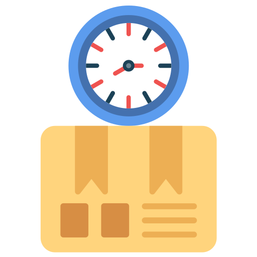 Delivery time Generic color fill icon