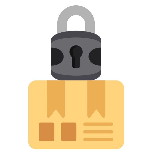 Locked delivery Generic color fill icon