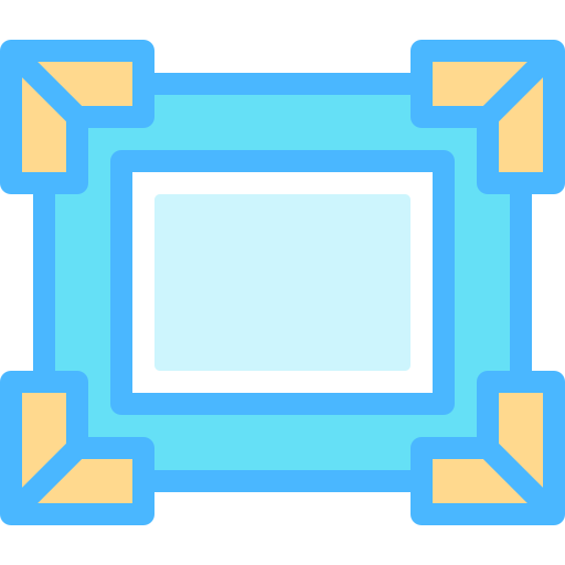Frame Detailed color Lineal color icon