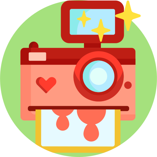 fotocamera Detailed Flat Circular Flat icoon