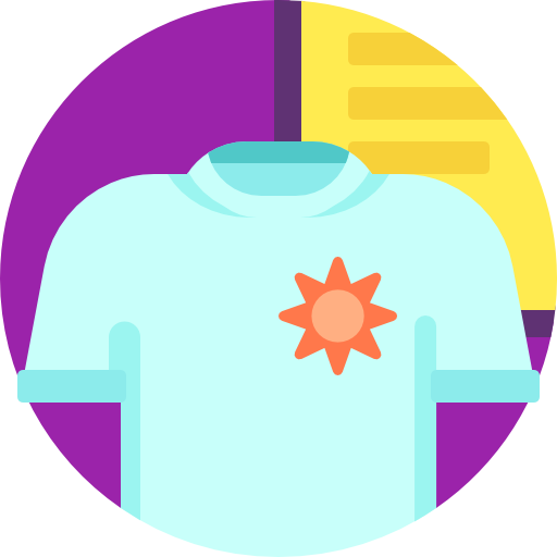 t-shirt Detailed Flat Circular Flat icoon