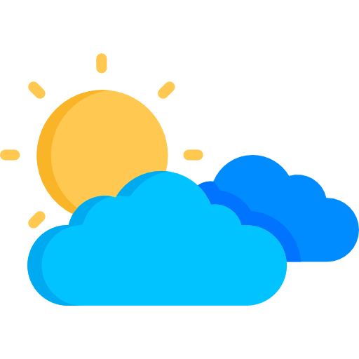 Cloudy Special Flat icon