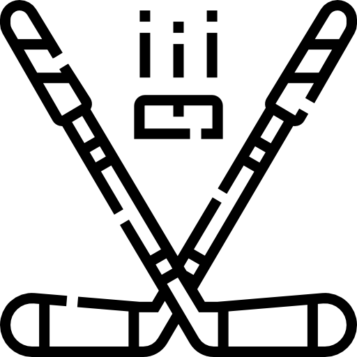 アイスホッケー Detailed Straight Lineal icon