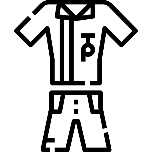 Árbitro Detailed Straight Lineal icono