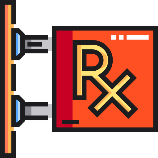 Pharmacy Detailed Straight Lineal color icon