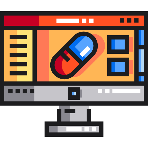 sitio web Detailed Straight Lineal color icono