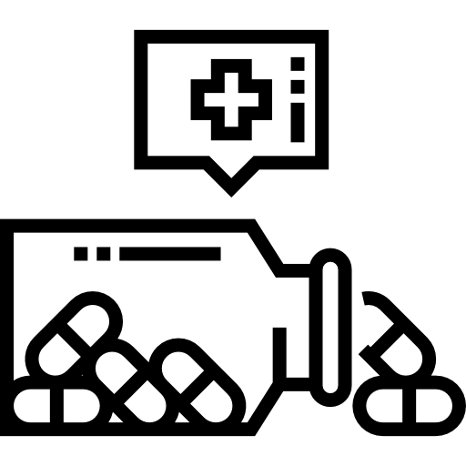 medycyna Detailed Straight Lineal ikona