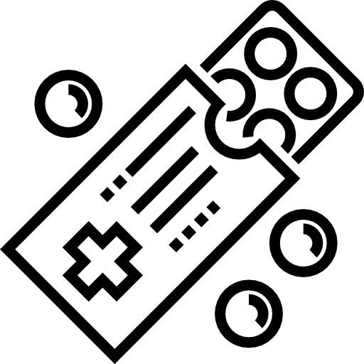 薬 Detailed Straight Lineal icon