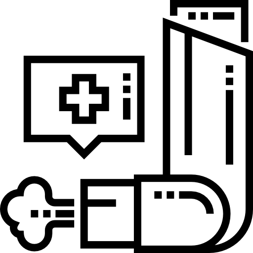 吸入器 Detailed Straight Lineal icon