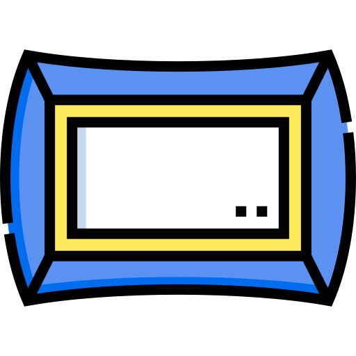 Frame Detailed Straight Lineal color icon