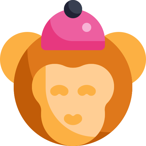 猿 Generic color fill icon
