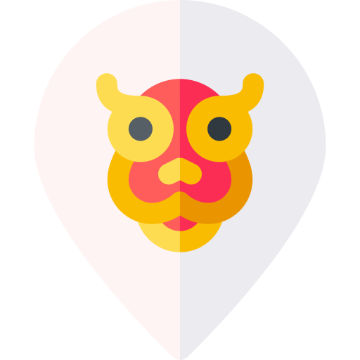 獅子舞 Basic Rounded Flat icon