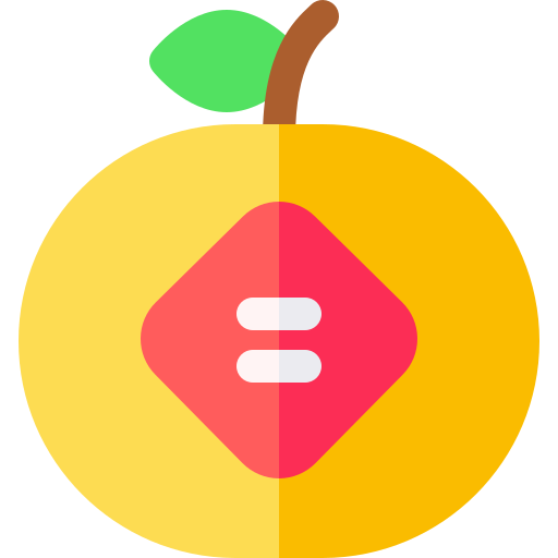 オレンジ Basic Rounded Flat icon