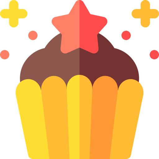 muffin Basic Rounded Flat icon