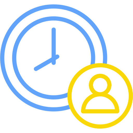 Working time Generic color outline icon
